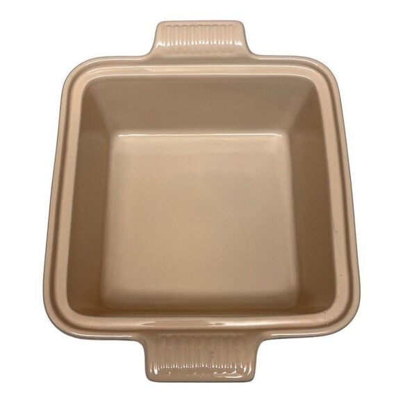 LE CREUSET Deep Square Casserole with Lid 4 qt (3.8L) Mist Grey 10” - Picture 7 of 11